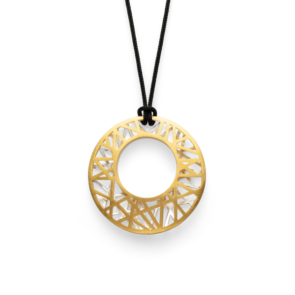 925/- Vedhæng "50 Years", delvis fg, rho. børstet from Bastian Inverun