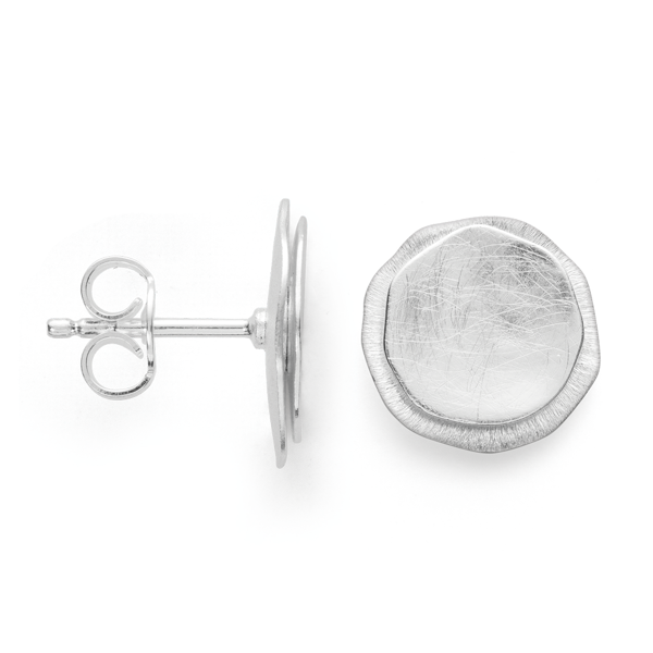 925/- Ørestikker, mat/børstet rho. from Bastian Inverun