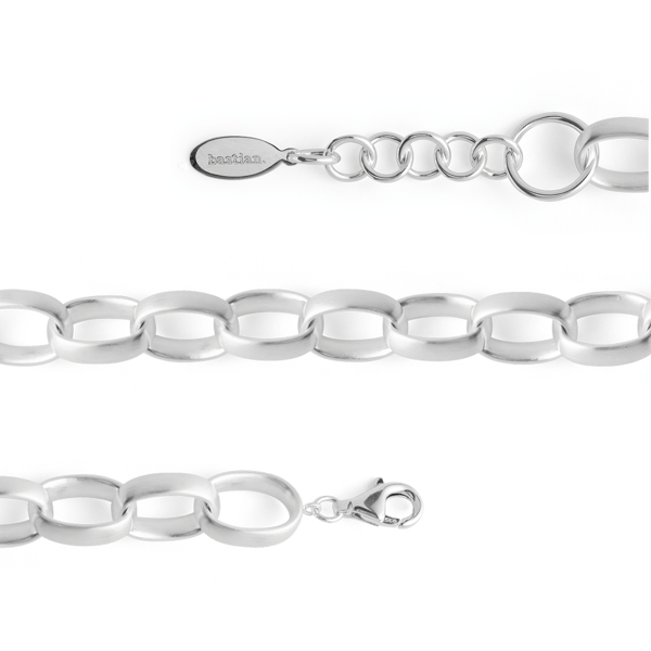 925/- armbånd, mat rho., 17cm + 3cm from Bastian Inverun