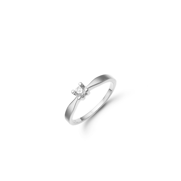 ETERNITY 14KT HV.D.RING 1X0,15CT WSI 4/G from Aagaard
