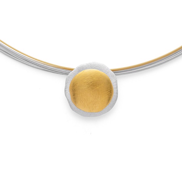925/- Vedhæng, delvis fg, mat/børstet rho. from Bastian Inverun