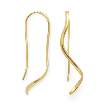 925/- ørehænger, fg polerede from Bastian Inverun