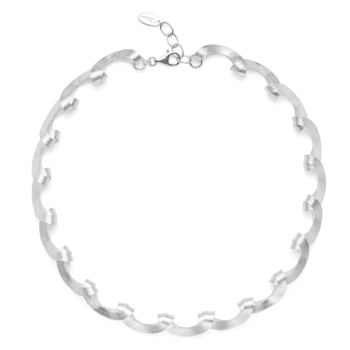 925/- collier børstet, 45cm + 3cm from Bastian Inverun