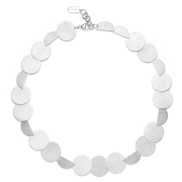 925/- collier børstet, 45cm + 3cm from Bastian Inverun