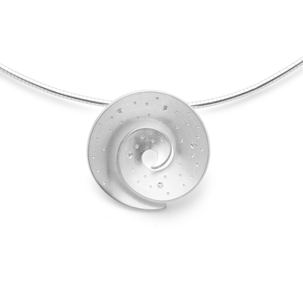 925,- Vedhæng, rho. mat br 0,025ct W-SI from Bastian Inverun