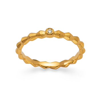 925/- ring, fg mat., brillant 0,02ct W-SI from Bastian Inverun