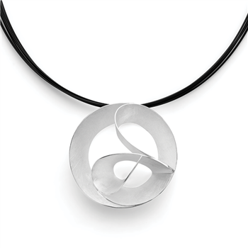 925/- vedhæng, børstet/blank from Bastian Inverun