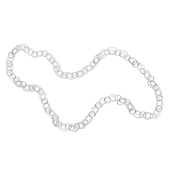 925/- collier, rhd, mat/pol., 110cm from Bastian Inverun