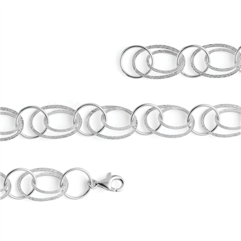 925/- armbånd, rhd, mat/pol., 19cm from Bastian Inverun