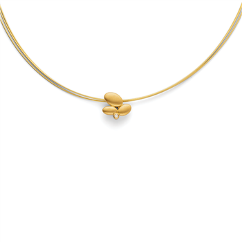 925/- vedhæng, fg., mat, dia. 0,02ct W-SI from Bastian Inverun