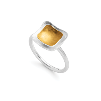 925/ring,rhodium-pl., delvis fg.,børstet from Bastian Inverun
