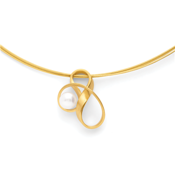 925/-vedhæng,fg.,mat,ferskv.perle 1,3ct from Bastian Inverun