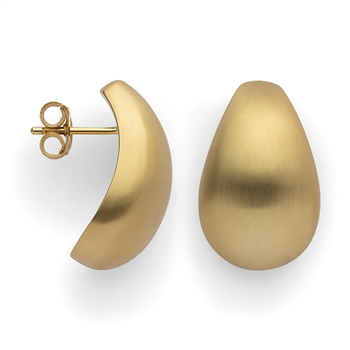 925/- øreringe, fg., mat from Bastian Inverun