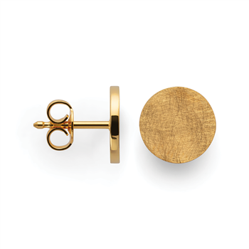 925/-øreringe, fg., børstet/pol., 8mm from Bastian Inverun