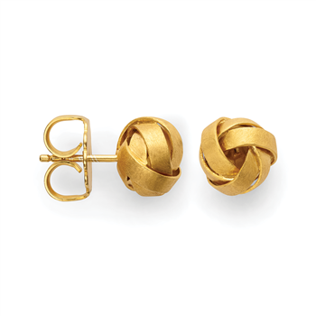 925/- øreringe, fg., børstet from Bastian Inverun