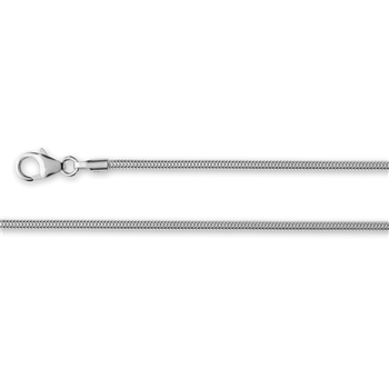 925/- snake chain, mat, 1,6mm from Bastian Inverun