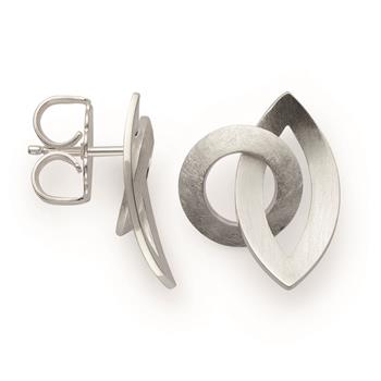 925/- Ørestikker, rhodineret, mat/mat from Bastian Inverun