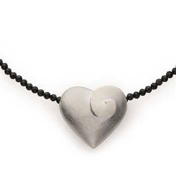 925/- Vedhæng, rhodineret, mat from Bastian Inverun