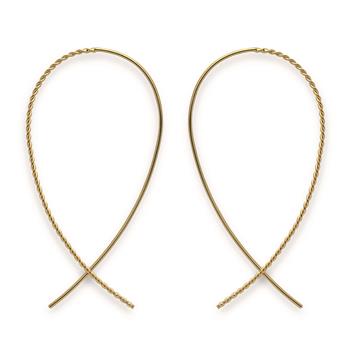 925/- Øreringe, forgyldt, poleret from Bastian Inverun