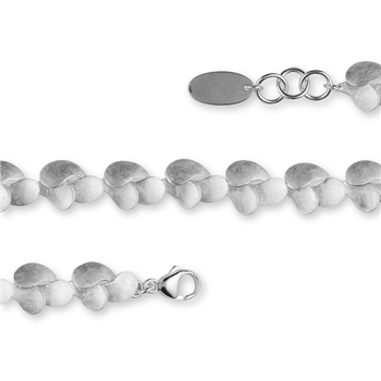 925/- armbånd, rh, børstet, 16+ 2 cm from Bastian Inverun