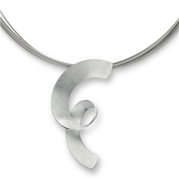 925/- vedhæng, rh, børstet/poleret from Bastian Inverun