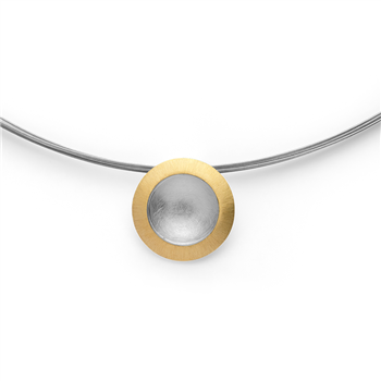 925/- vedhæng, forgyldt, satinmat/scratchmatte from Bastian Inverun