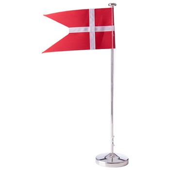 Forsølvet flagstang m. rund fod, 30cm from Noa Kids