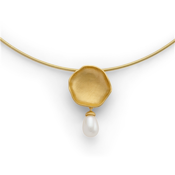925/vedhæng, forgyldt, mat, kultur perle 3,37 ct from Bastian Inverun