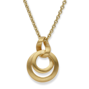 925/- vedhæng, forgyldt, satinmat from Bastian Inverun