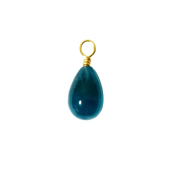 14kt vedhæng med london blue topas Vedhæng uden kæde from San - Links of Joy