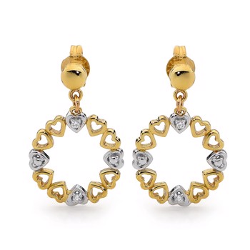 earrings with Diamonds, from Bee