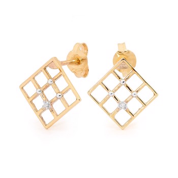earrings with Diamonds, from Bee