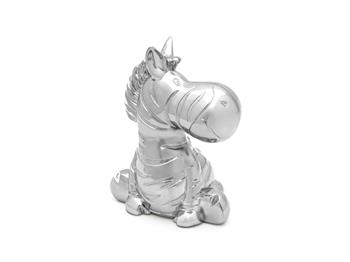 Sparebøsse Zebra, sølvfarvet from Noa Kids