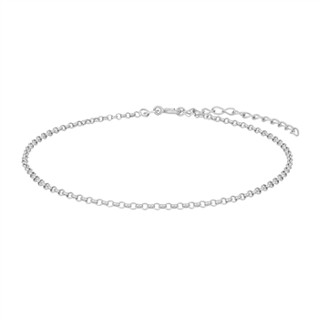 Rhd. sølv ankel SUMMER52 ærtekæde 23+4cm from Nordahl