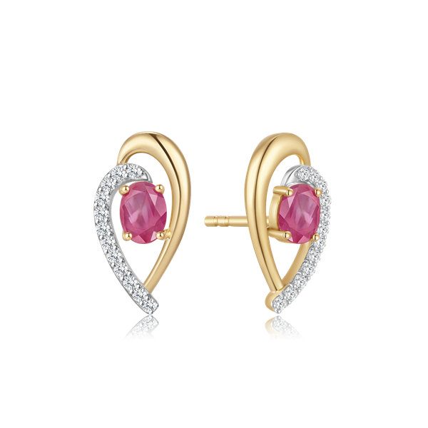 Guld ørestikker from Støvring Design