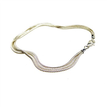 Armbånd & halskæde - 3 rk. Rævekæde - Blank 21cm from San - Links of Joy