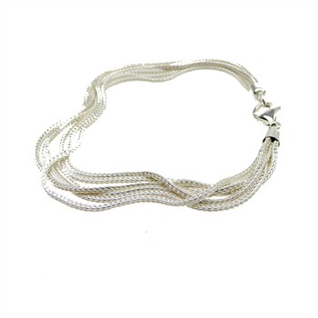 Armbånd & halskæde - 6 rk.Rævekæde - Blank 21cm from San - Links of Joy
