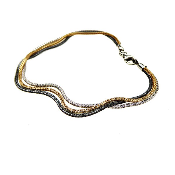 Armbånd & halskæde - 3 rk.Rævekæde - 3 farvet 20cm from San - Links of Joy