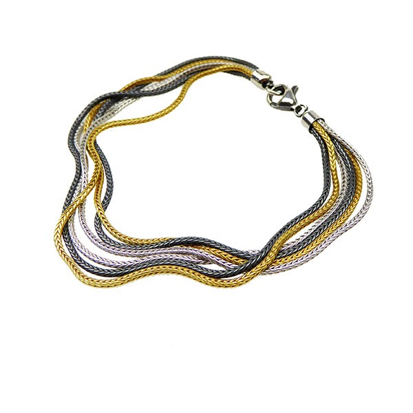 Armbånd & halskæde - 6 rk.Rævekæde -3 farvet 19cm from San - Links of Joy