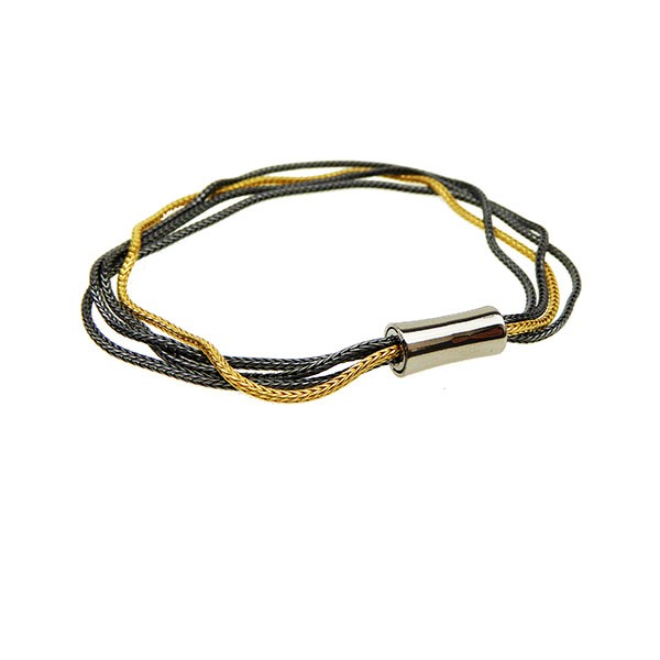 Armbånd & halskæde 4 rk. rævekæde - 2 farvet 19cm from San - Links of Joy