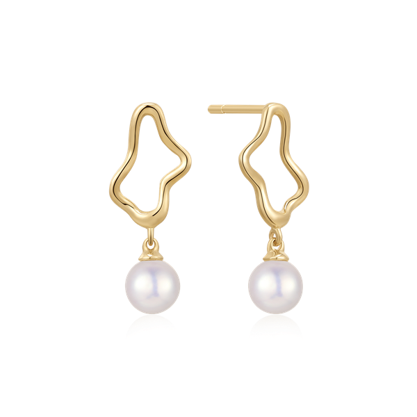 Guld ørestikker from Støvring Design