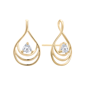 Guld ørestikker from Støvring Design