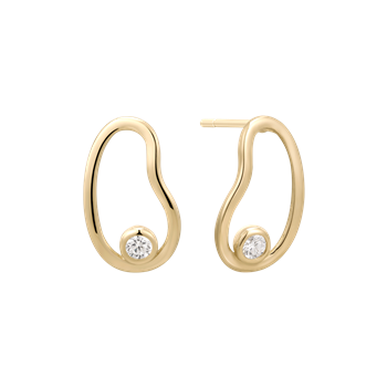 Guld ørestikker from Støvring Design