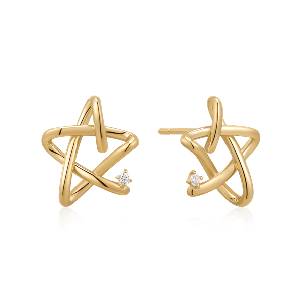 Guld ørestikker from Støvring Design