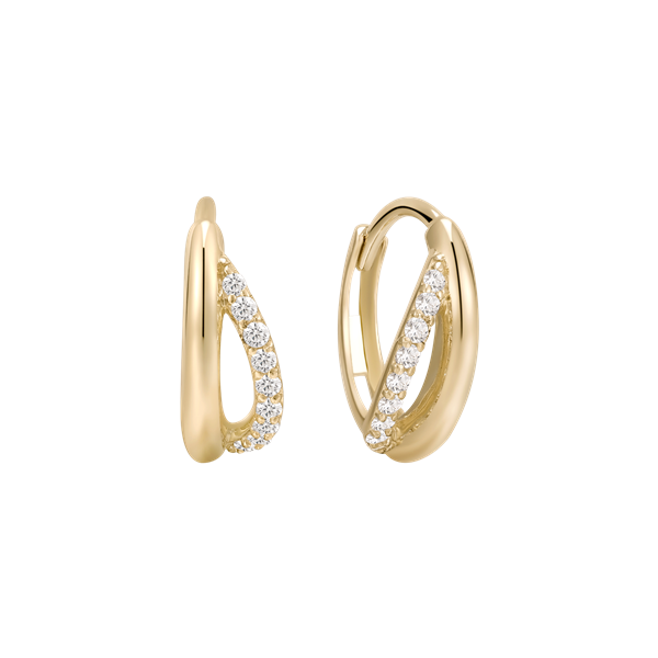 Guld ørestikker from Støvring Design