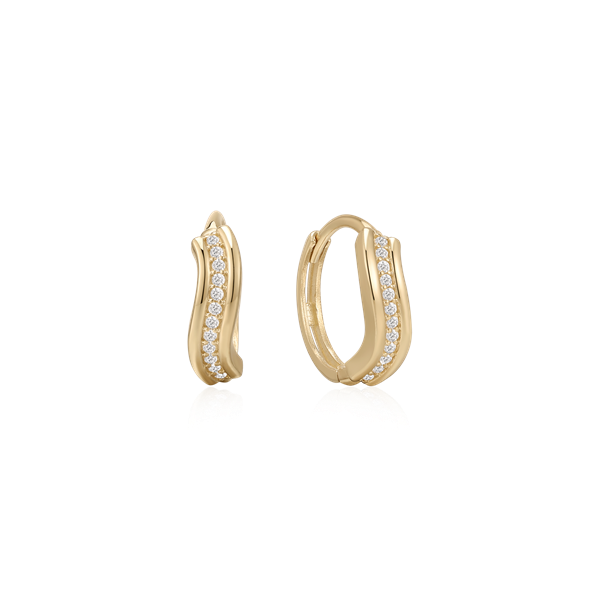 Guld ørestikker from Støvring Design