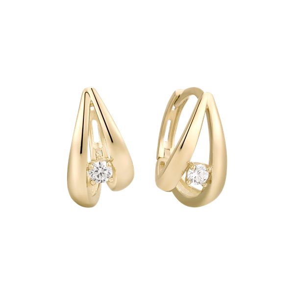 Guld ørestikker from Støvring Design