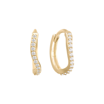 Guld ørestikker from Støvring Design