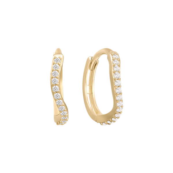 Guld ørestikker from Støvring Design