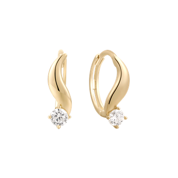 Guld ørestikker from Støvring Design